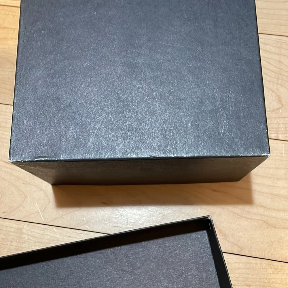 BURBERRY Empty shoe handbag storage gift box black logo